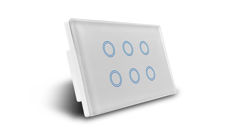 Witron Smart Wifi Light Switch 6 Gang (White)