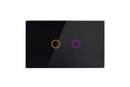 Smart Matter WiFi Light Switch 2 Gang | Smart Switch  (RGB Backlit)