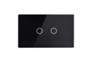 Smart Matter WiFi Light Switch 2 Gang | Smart Switch  (RGB Backlit)
