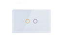 Smart Matter WiFi Light Switch 2 Gang | Smart Switch  (RGB Backlit)