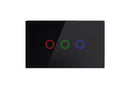 Smart Matter WiFi Light Switch 3 Gang | Smart Switch (RGB Backlit)