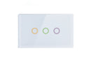Smart Matter WiFi Light Switch 3 Gang | Smart Switch (RGB Backlit)