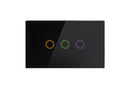 Smart Matter WiFi Light Switch 3 Gang | Smart Switch (RGB Backlit)