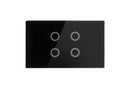 Smart Matter WiFi Light Switch 4 Gang | Smart Switch (RGB Backlit)