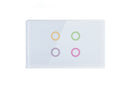 Smart Matter WiFi Light Switch 4 Gang | Smart Switch (RGB Backlit)