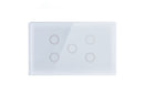Smart Matter WiFi Light Switch 5 Gang | Smart Switch (RGB Backlit)