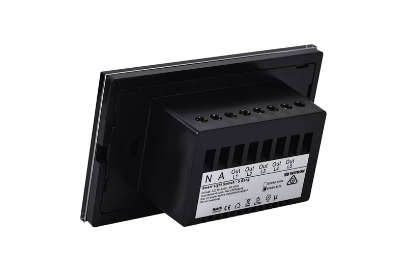 Smart Wifi Light Switch - 5 Gang