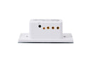 Touch Power Wall Socket GPO with 1 Gang Light Switch - Frost White