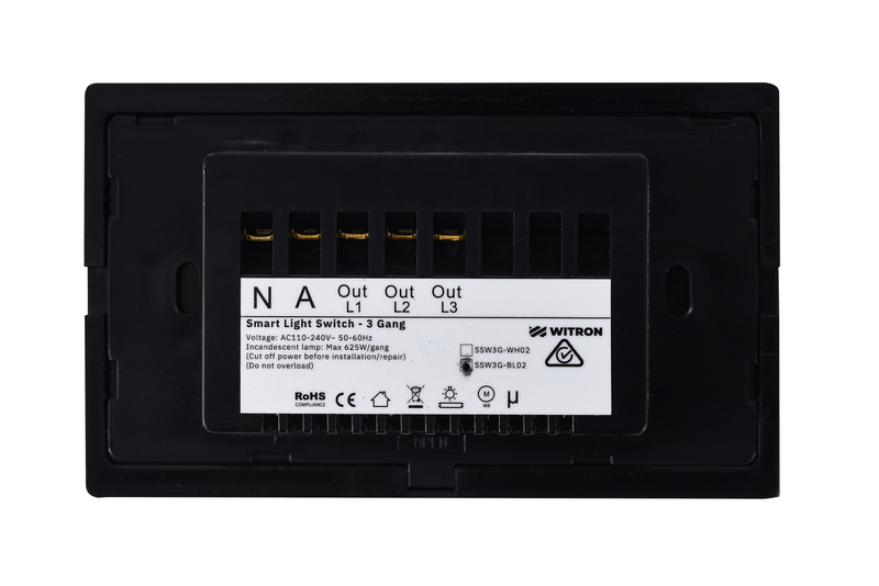 Smart WiFi Light Switch - 3 Gang